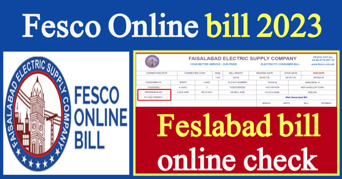 Fesco Online bill